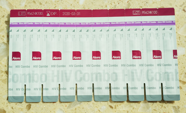 雅培艾滋病4代检测试纸 雅培艾滋病4代检测试纸